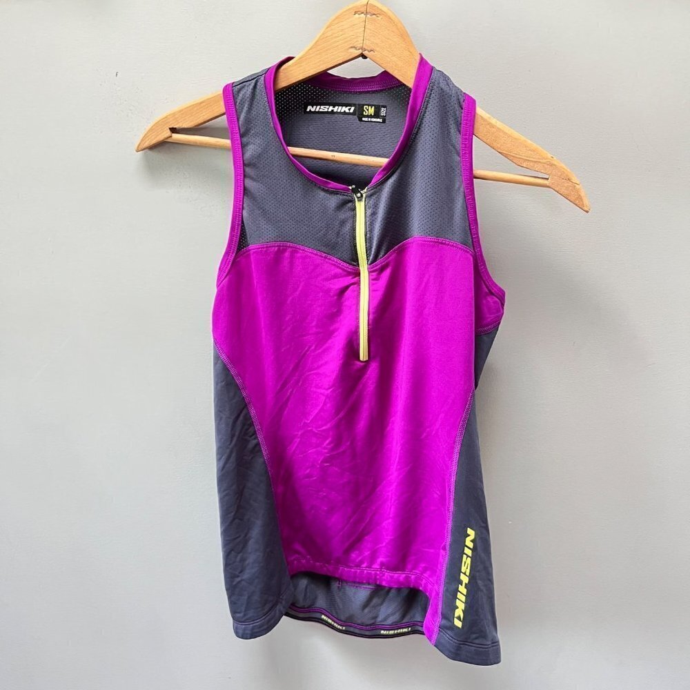 Nishiki‎ NWS Sleeveless Cycling Jersey Shirt Sz Small